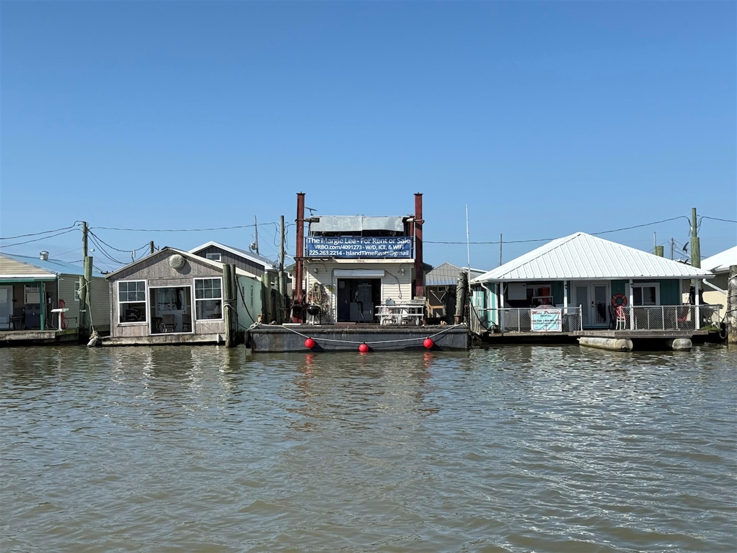 The Margie Lee on the front row at Venice Marina