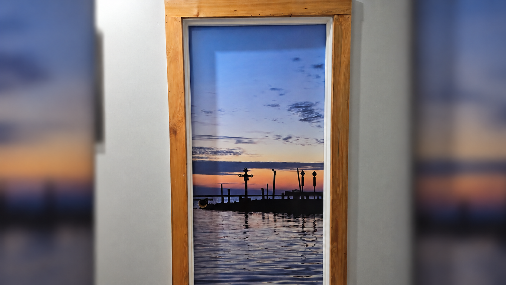 Shell Beach Room door artwork