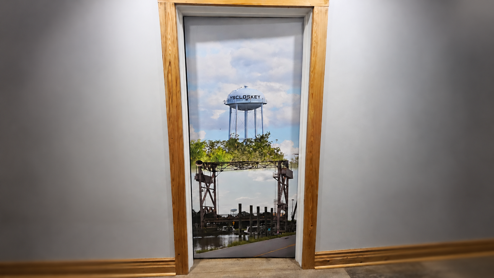 Yscloskey Room door artwork